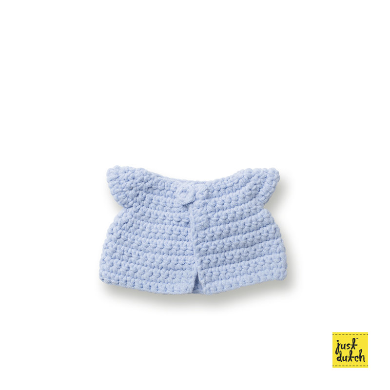 pastel blauwe tulpenjurk handmade