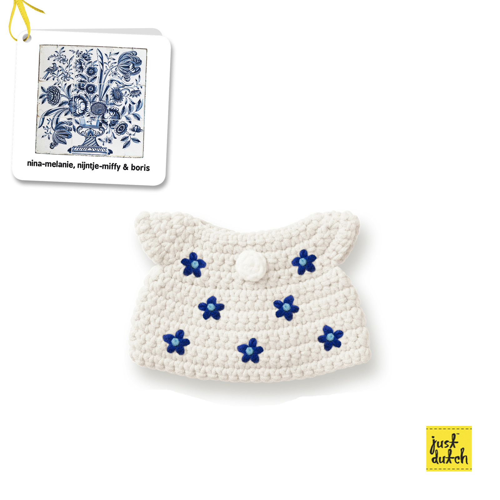 JUDPROMO delft blue dress handmade