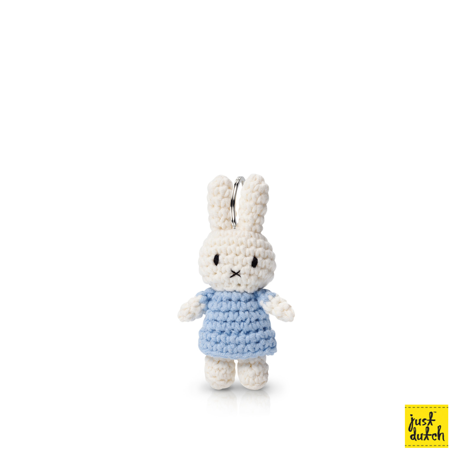 JUDPROMO Miffy handmade key ring pastel blue