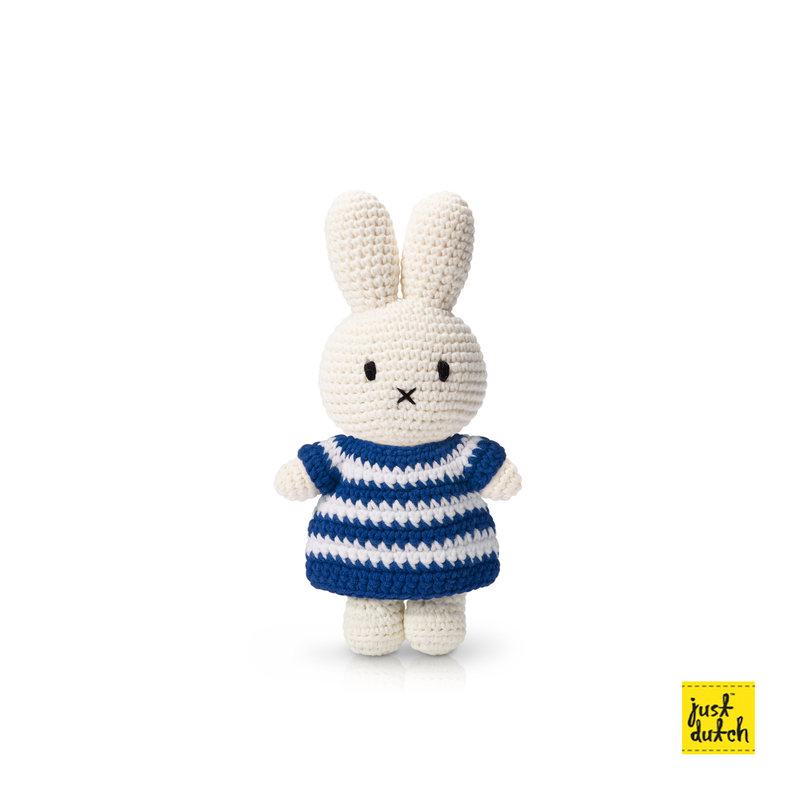 Miffy handmade and her blue striped dress