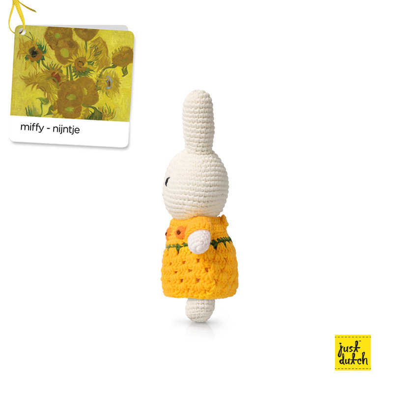 Miffy handmade and her new van gogh sunflower dress