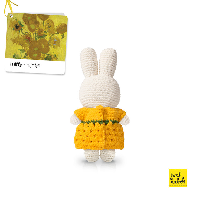 Miffy handmade and her new van gogh sunflower dress