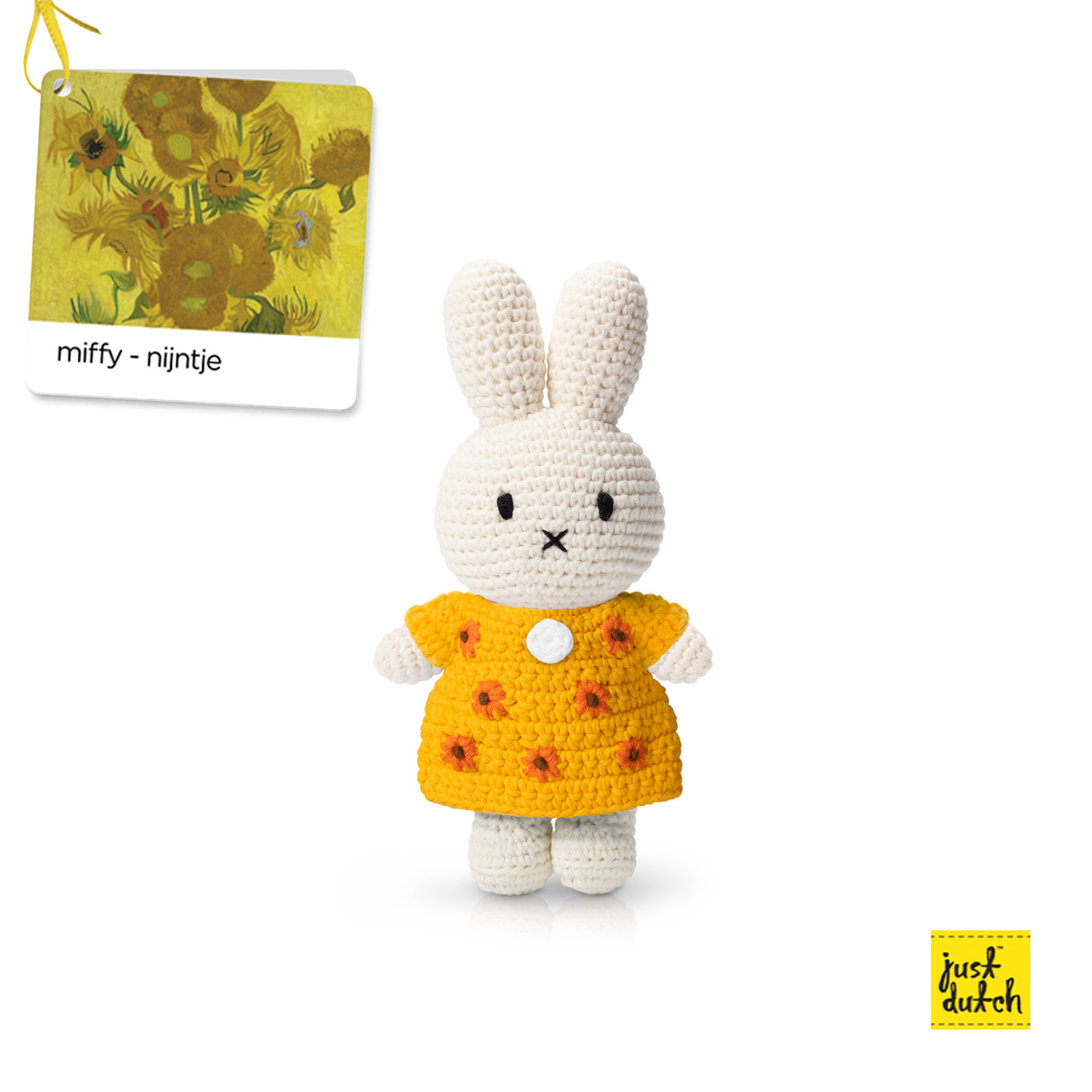 JUDPROMO Miffy handmade and her van gogh sunflower dress