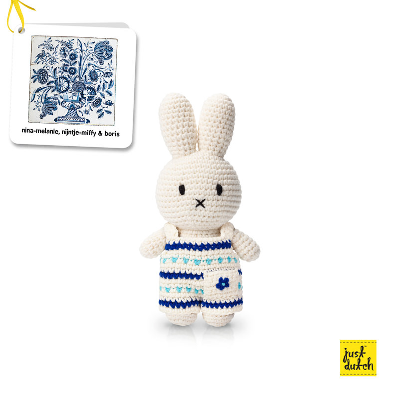 Miffy handmade and her new delfts blue overall