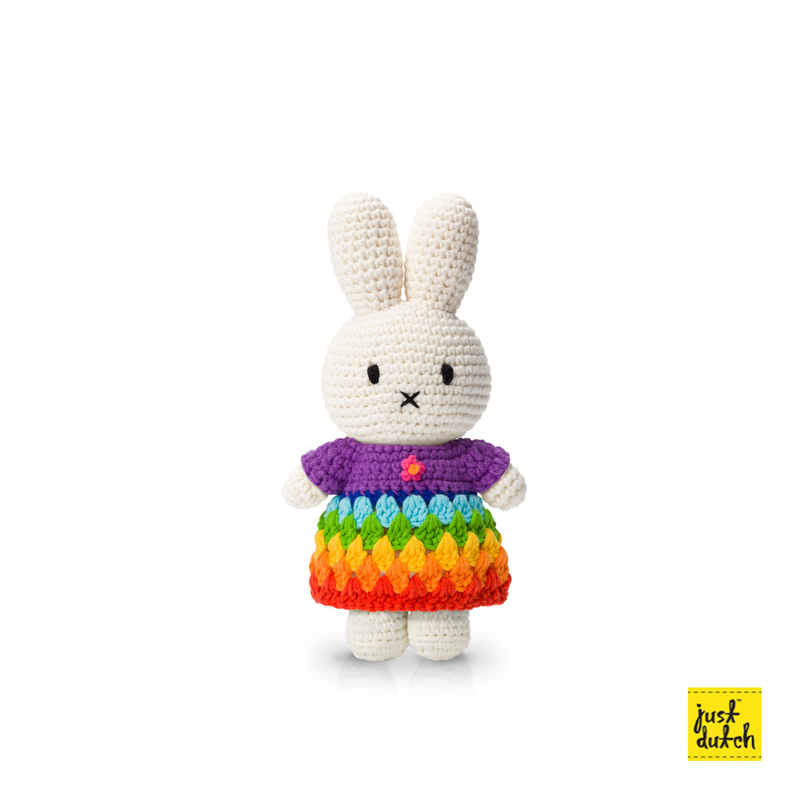 JUDPROMO Miffy handmade and her bright rainbow dress