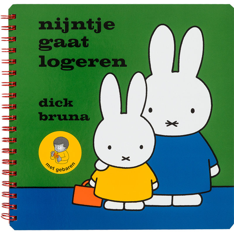 nijntje gaat logeren XL kartonboek met gebaren