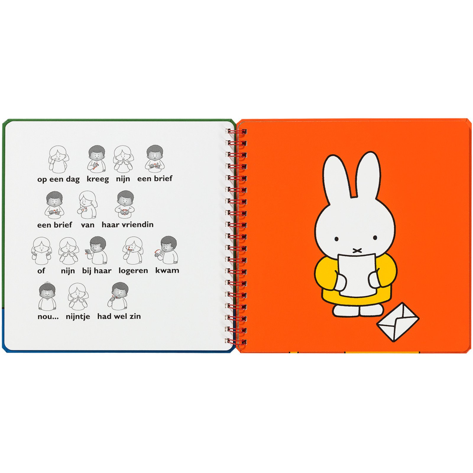 miffy is staying over (sign language book)