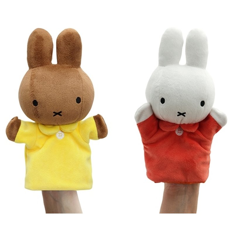 miffy and melanie handpuppet set