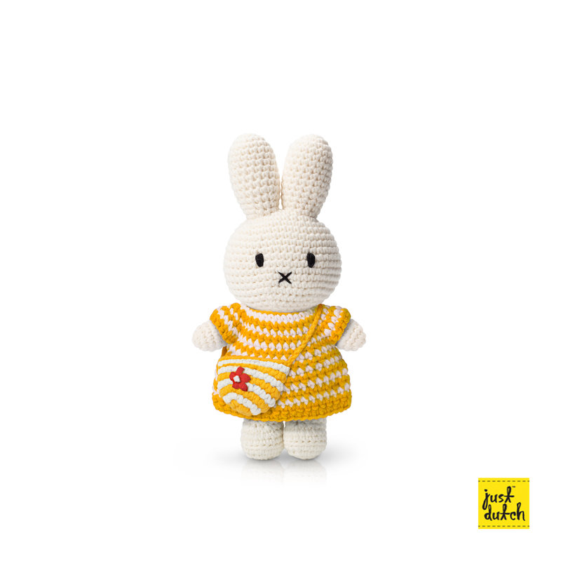 miffy handmade and her yellow stripes dress + bag