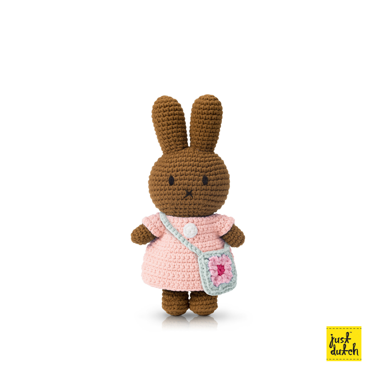 JUDPROMO melanie handmade and her pastel pink dress + flower bag