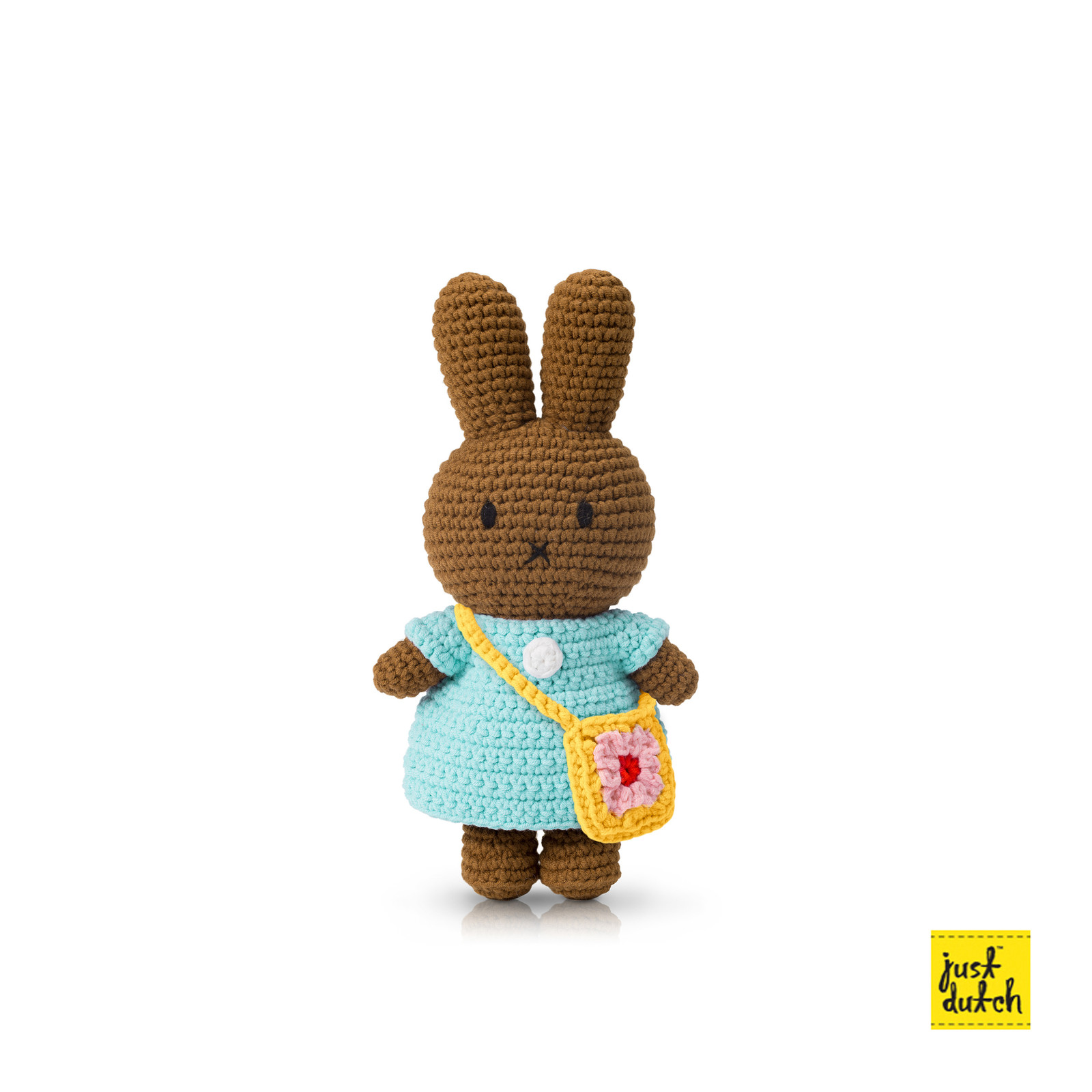 JUDPROMO nina handmade en haar pastel aqua jurk + bloementasje