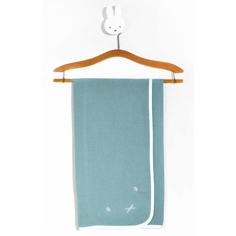 Swaddle 80x80 zeegroen