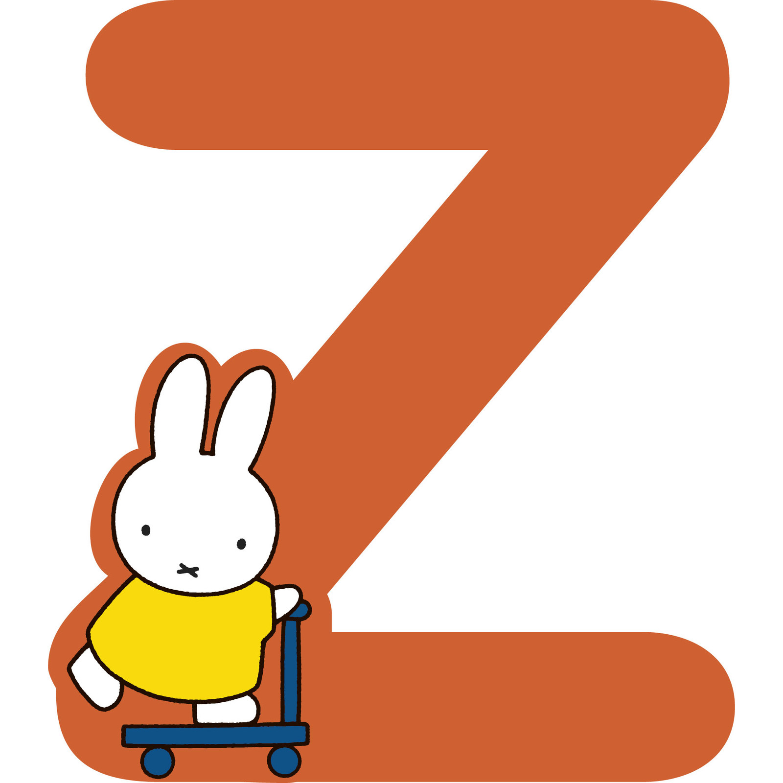 Miffy Wooden Letter Z