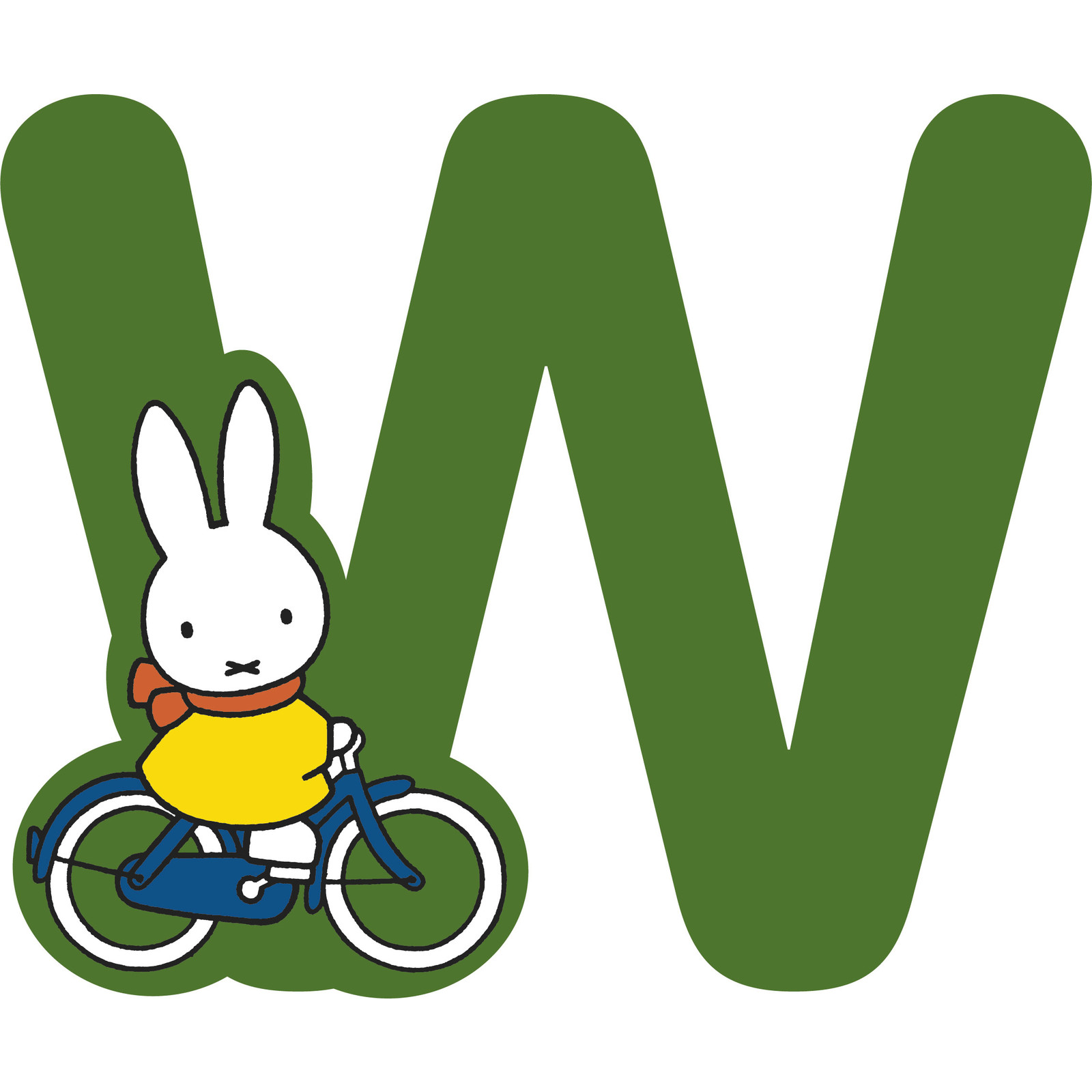 Miffy Wooden Letter W