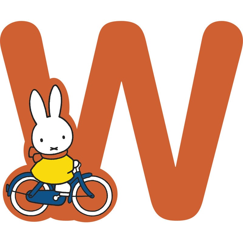 Miffy Wooden Letter W