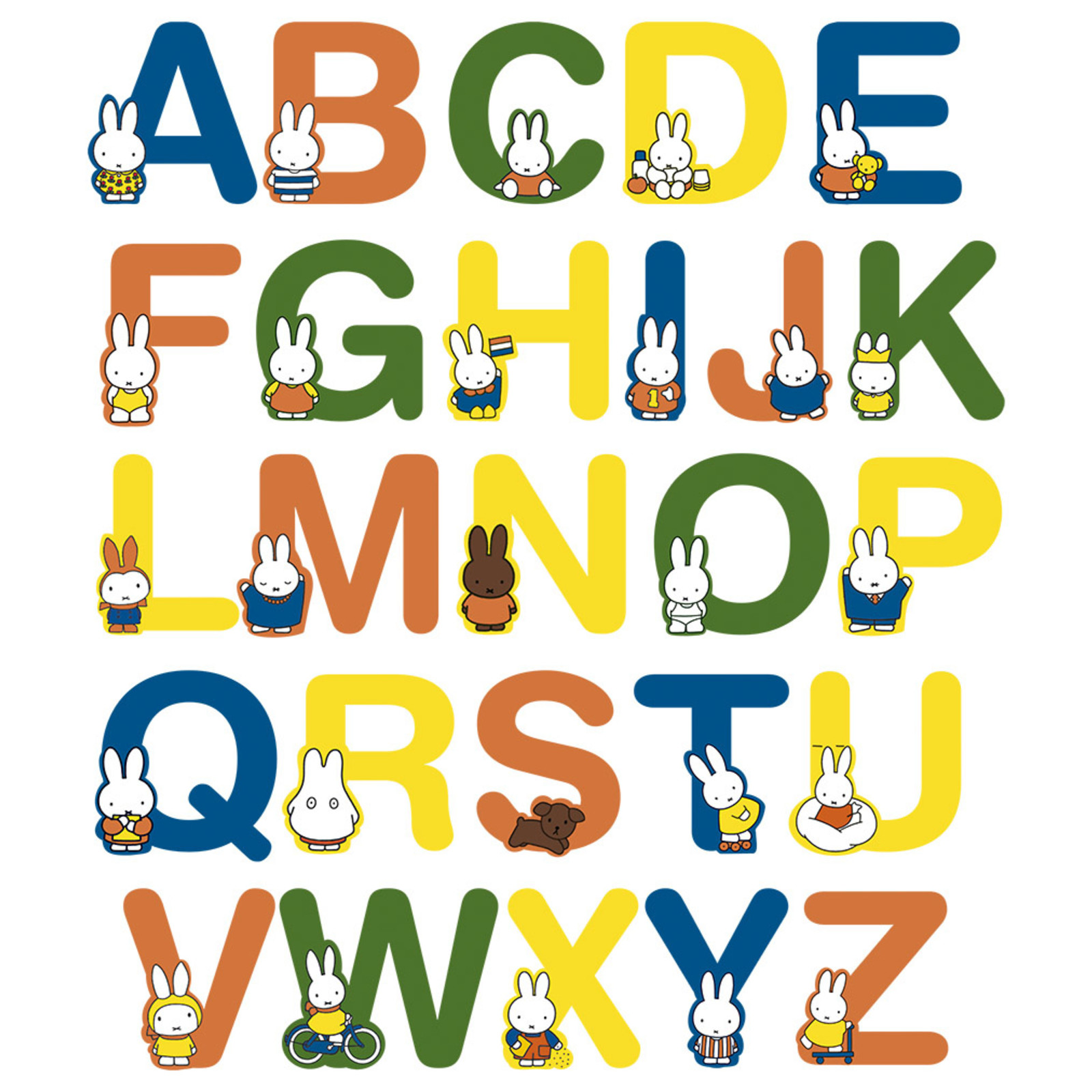 Miffy Wooden Letter W