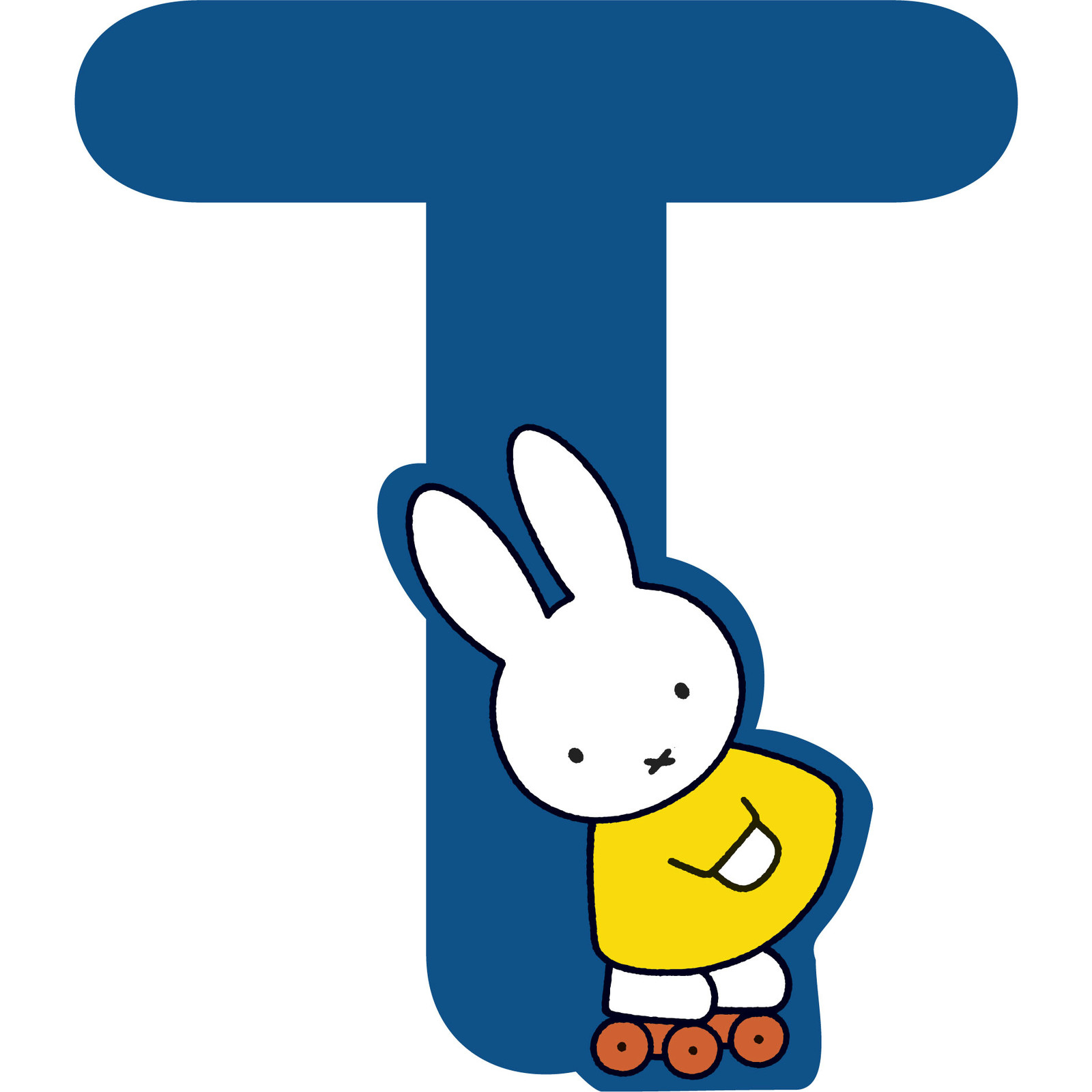 Miffy Wooden Letter T