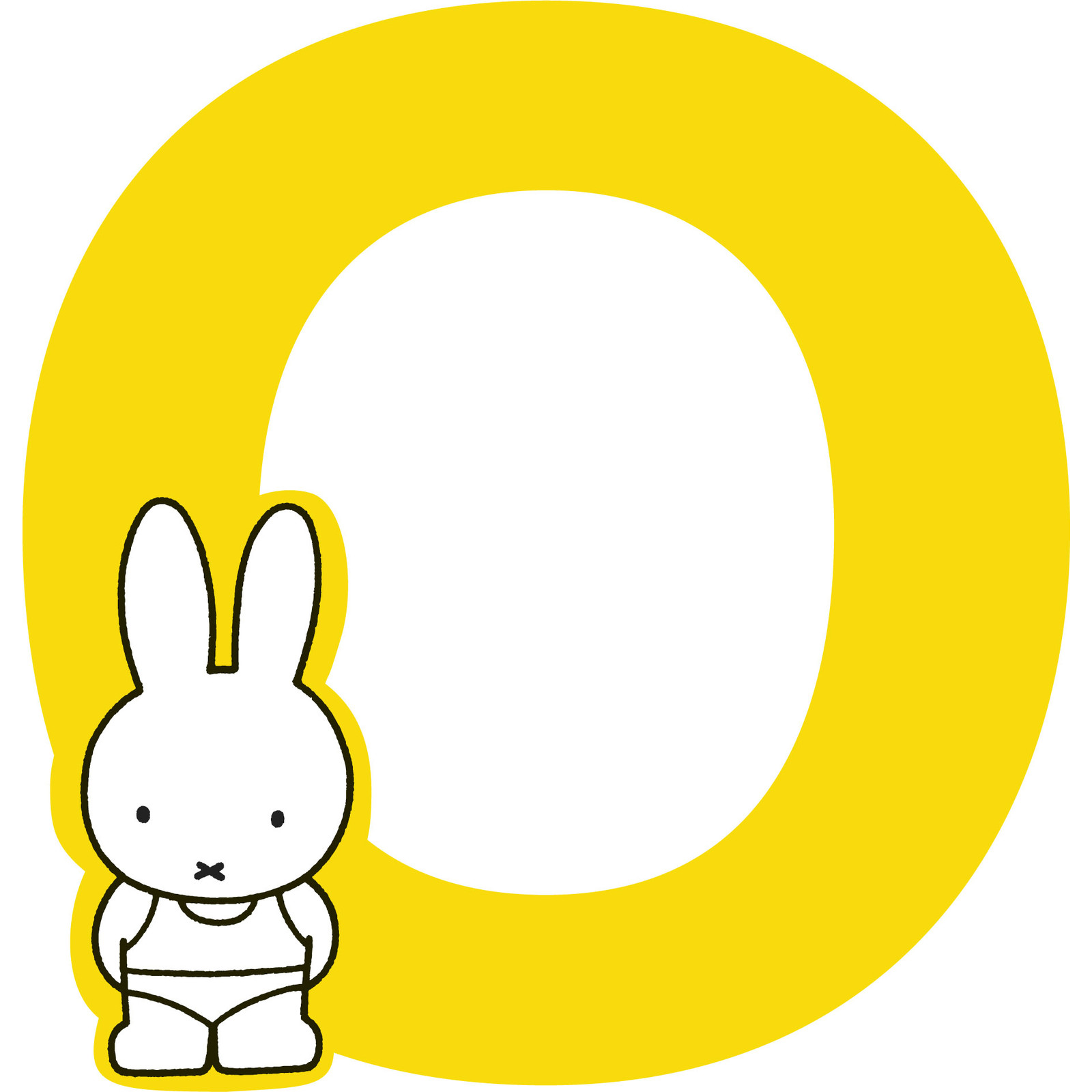 Miffy Wooden Letter O