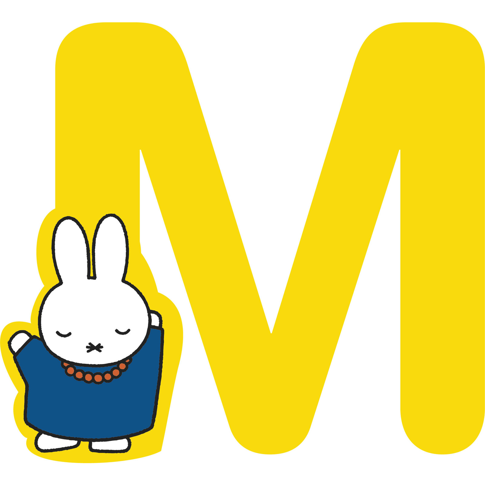 Miffy Wooden Letter M