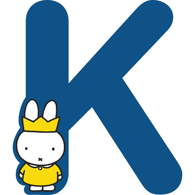 Miffy Wooden Letter K