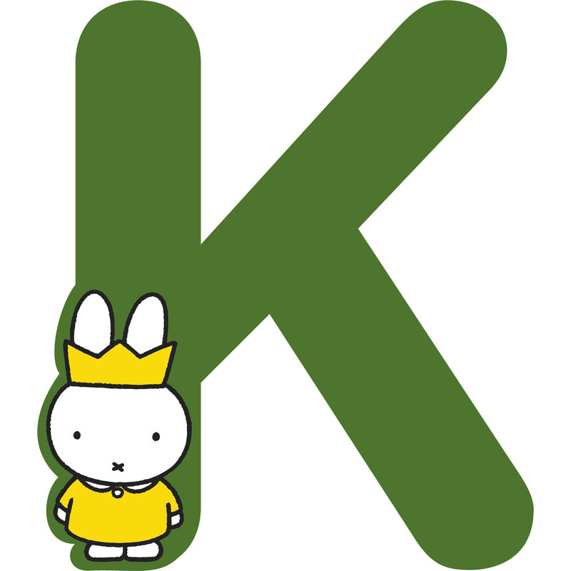 Miffy Wooden Letter K