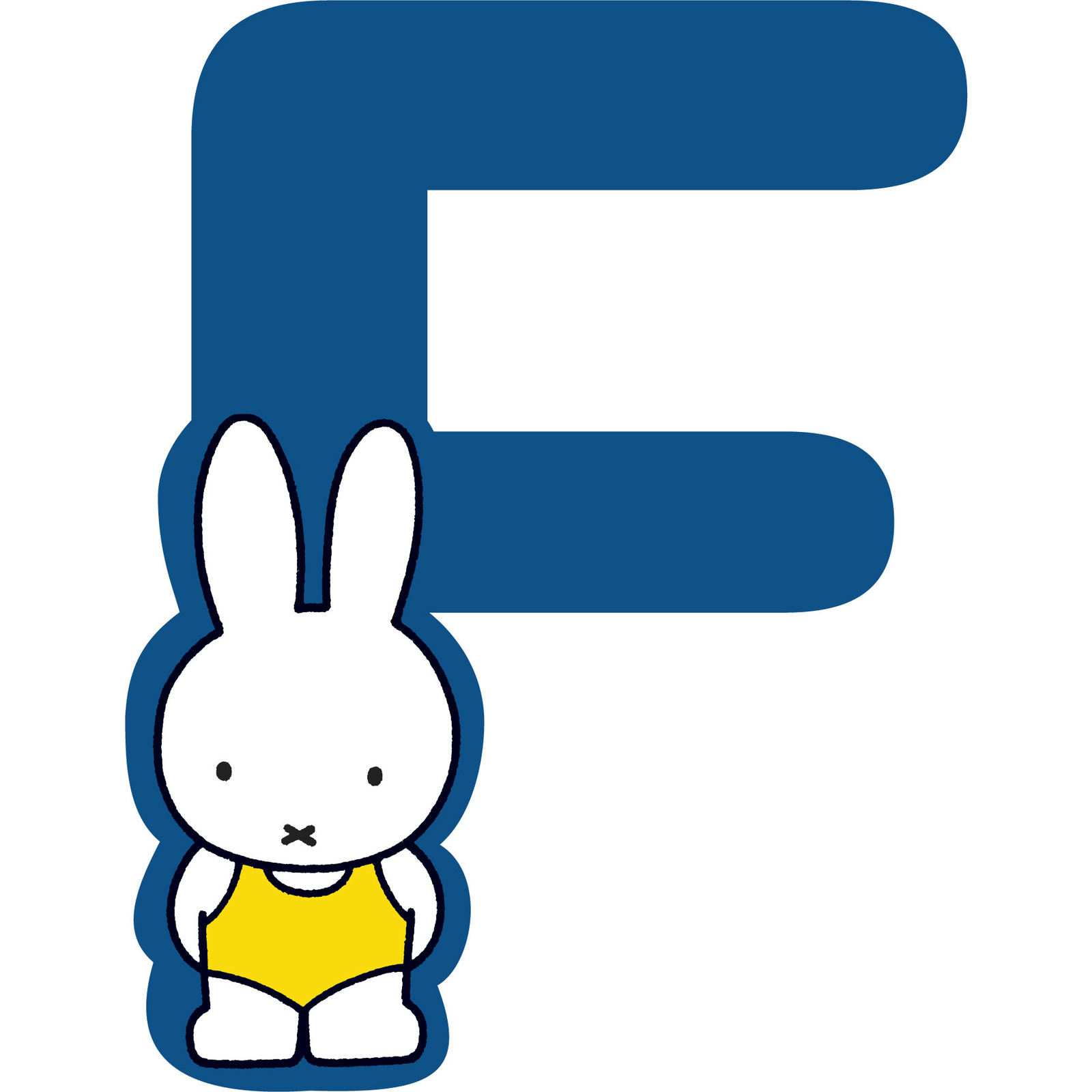Miffy Wooden Letter F