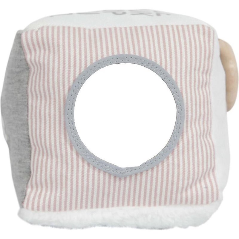 Kubus nijntje pink baby rib