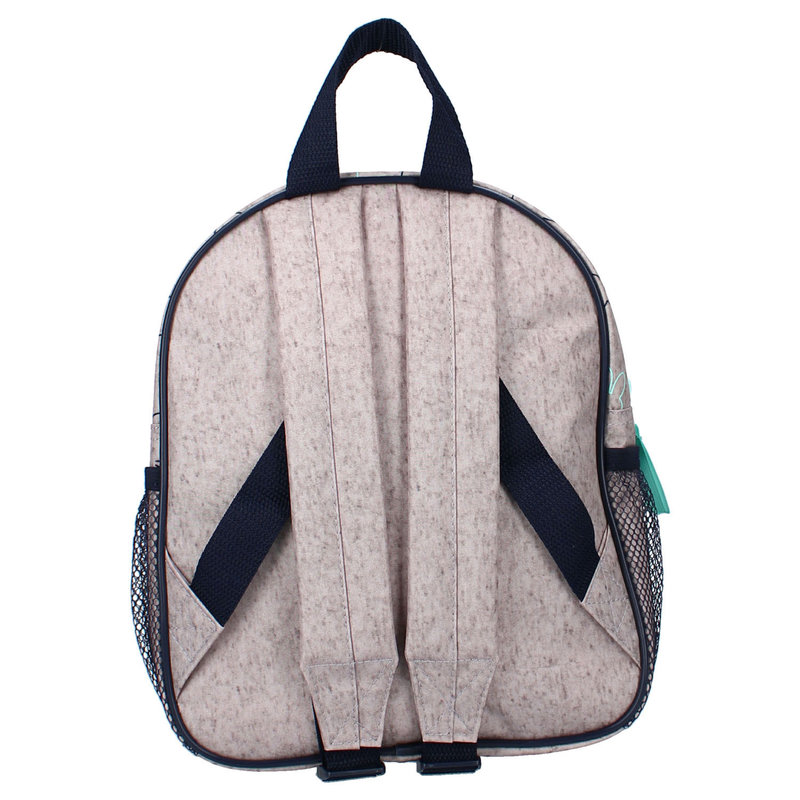Backpack sweet and furry grey