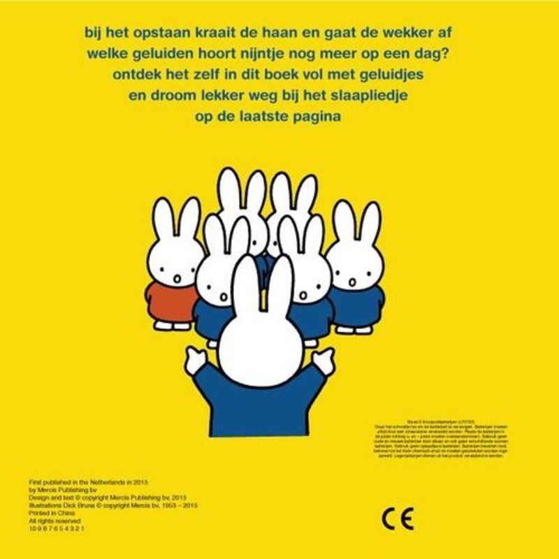 nijntjes geluidenboek wat hoor je nijntje? (miffys soundbook what do you hear miffy?)