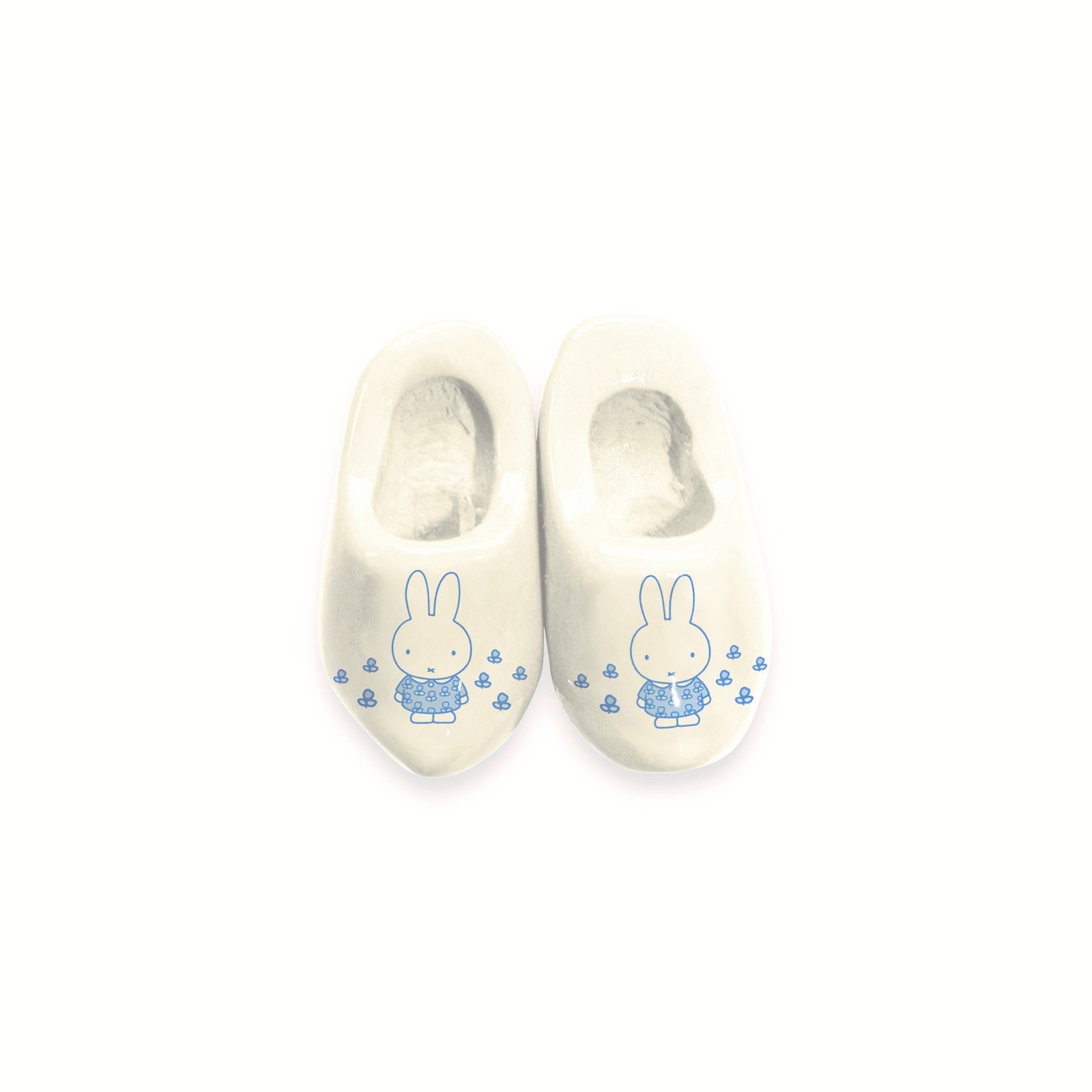 Magnet Miffy Bauernkittel Blau 2 Holzschuhe 4 cm