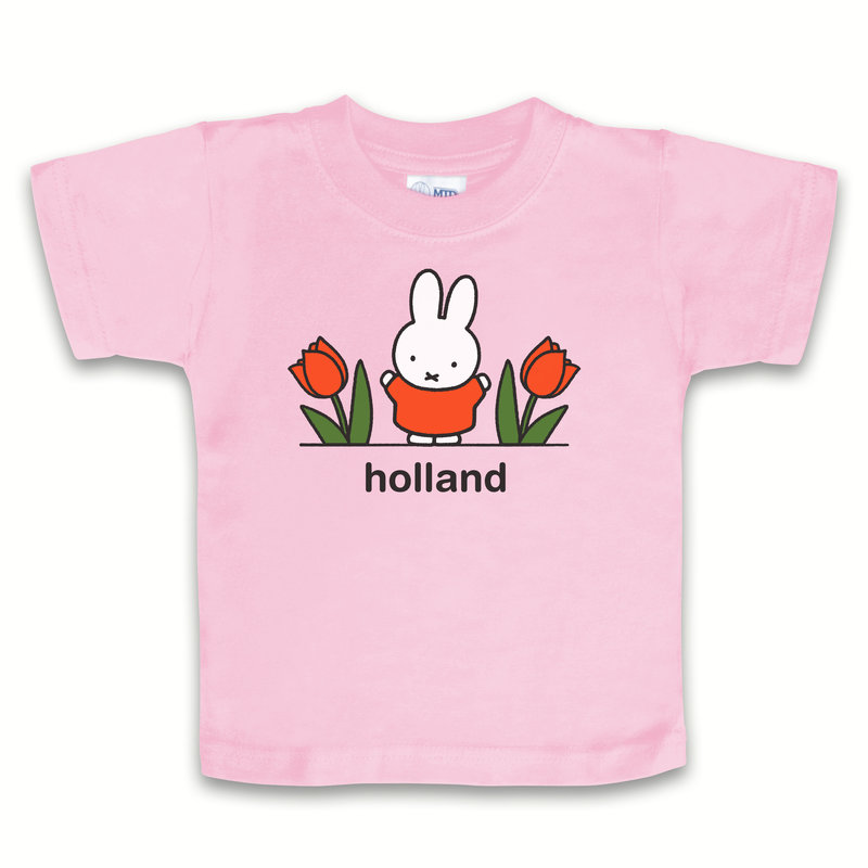 t-shirt miffy Holland tulip pink size 116