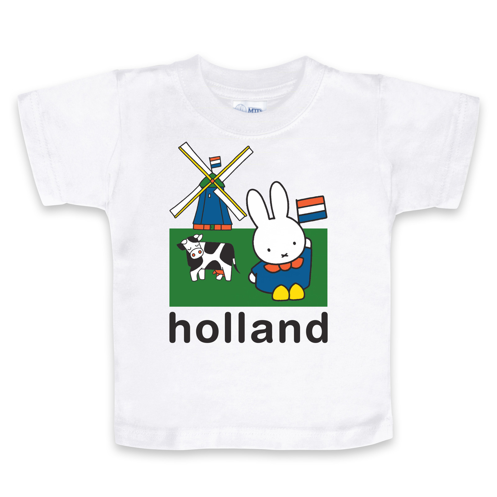 t-shirt nijntje weiland holland wit mt 92