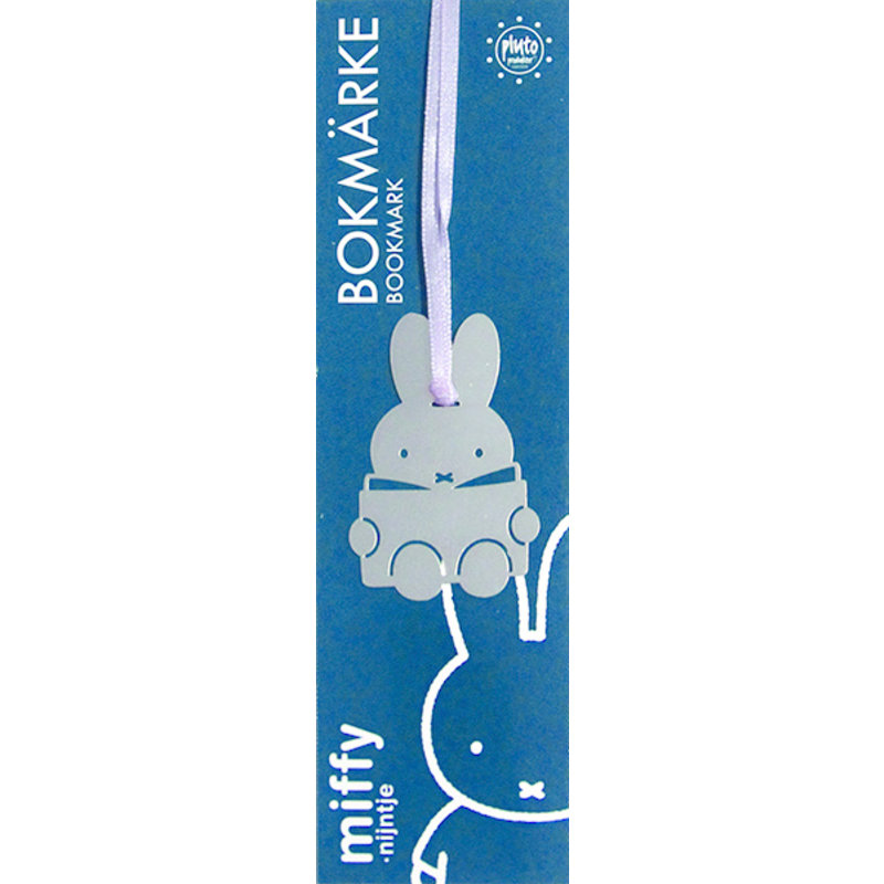 Bookmark miffy silver book
