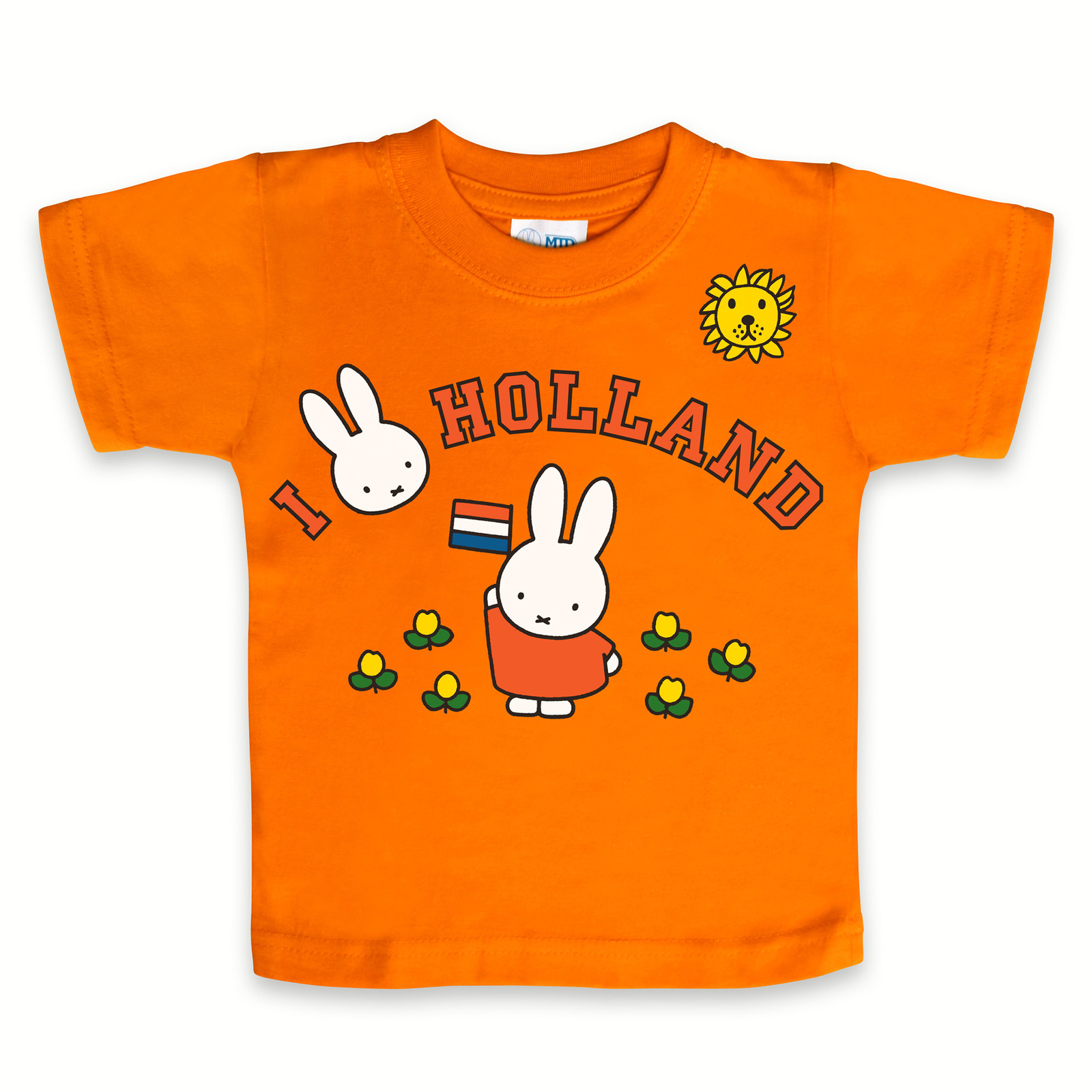 t-shirt nijntje love Holland oranje maat 92