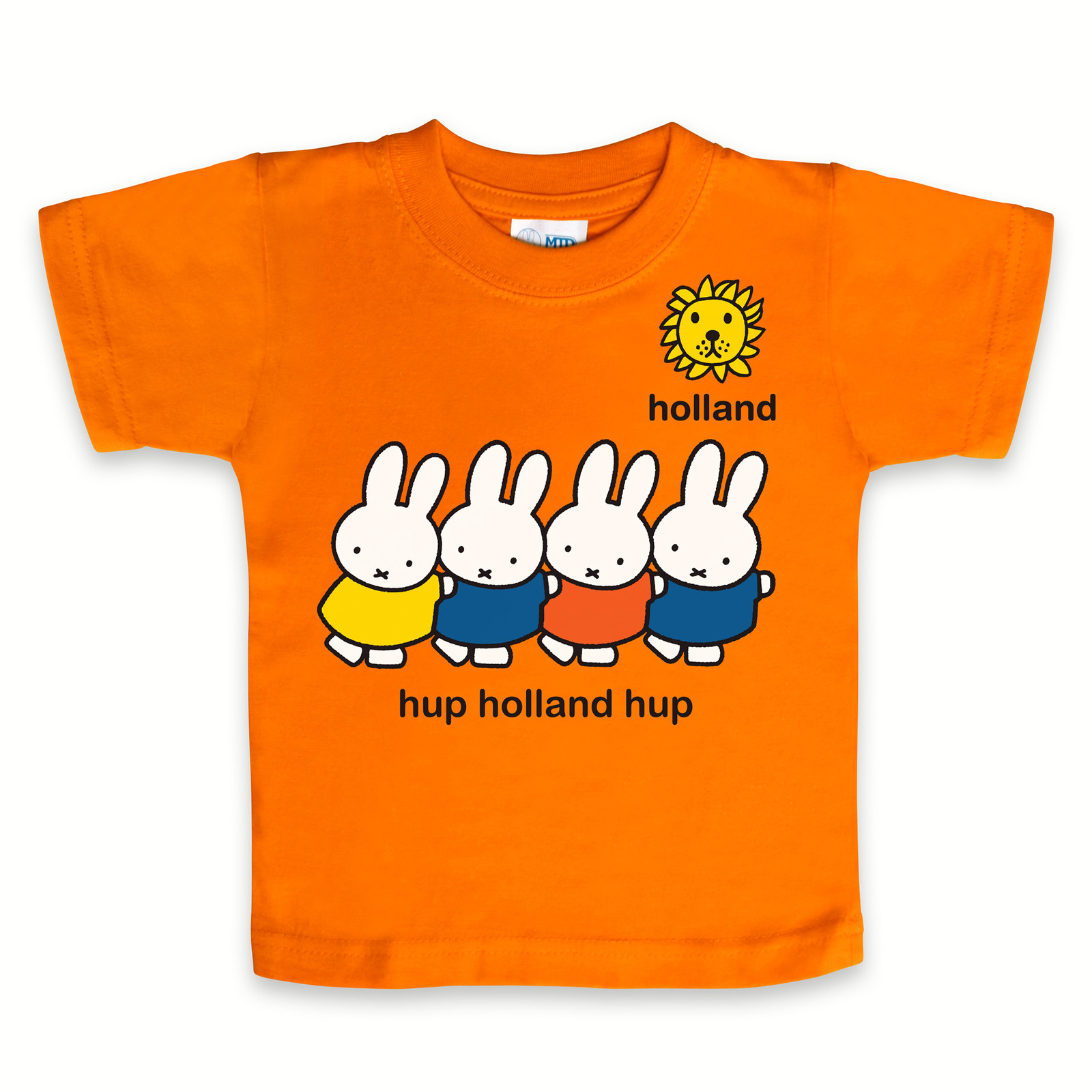 t-shirt nijntje hup Holland oranje maat 116