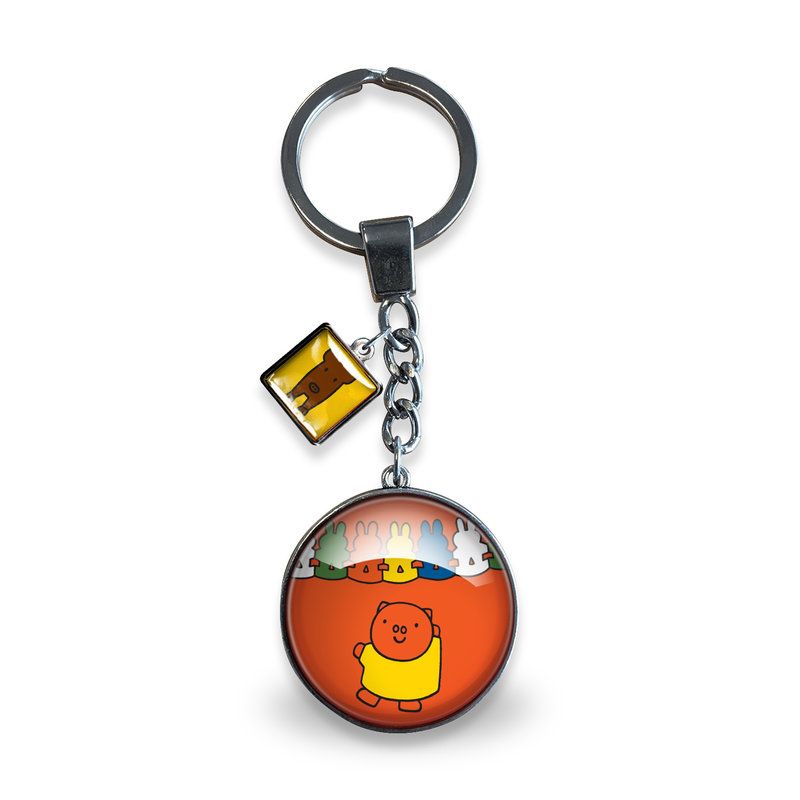 Keyring glass miffy year of the pig