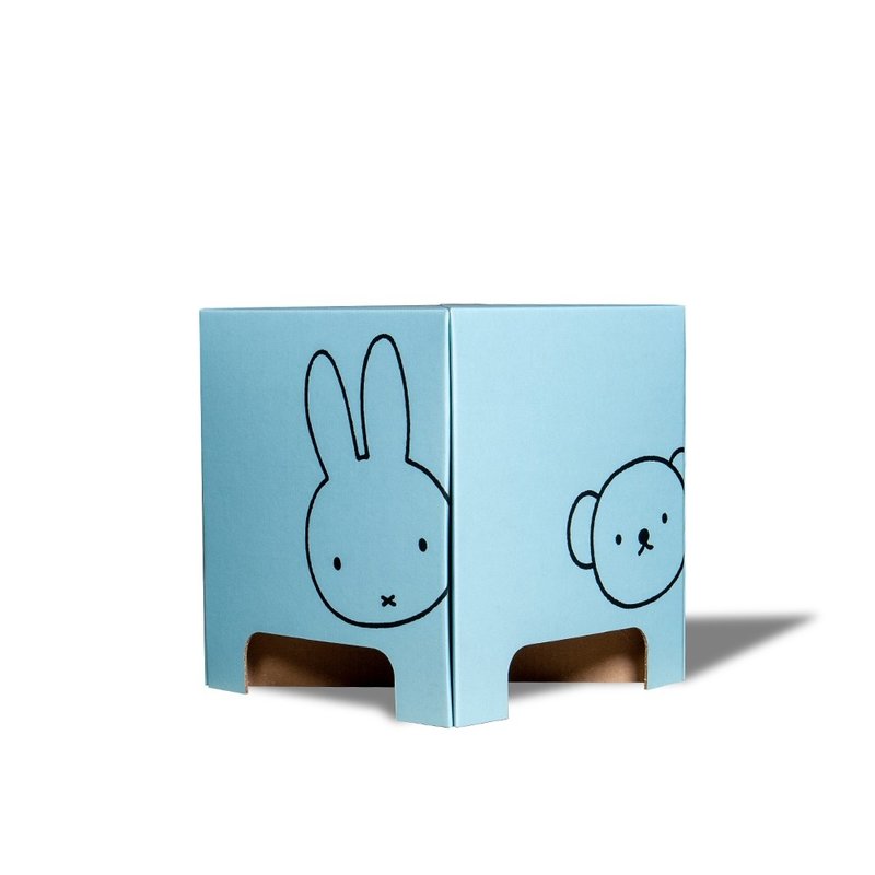 Stool Cardboard - Miffy - light blue