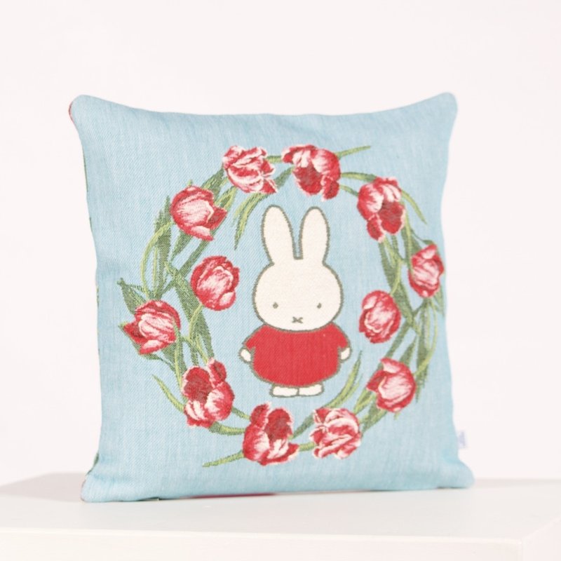 miffy pillow blue double sided