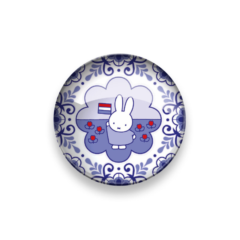 Glasmagneet XL nijntje souvenir blue
