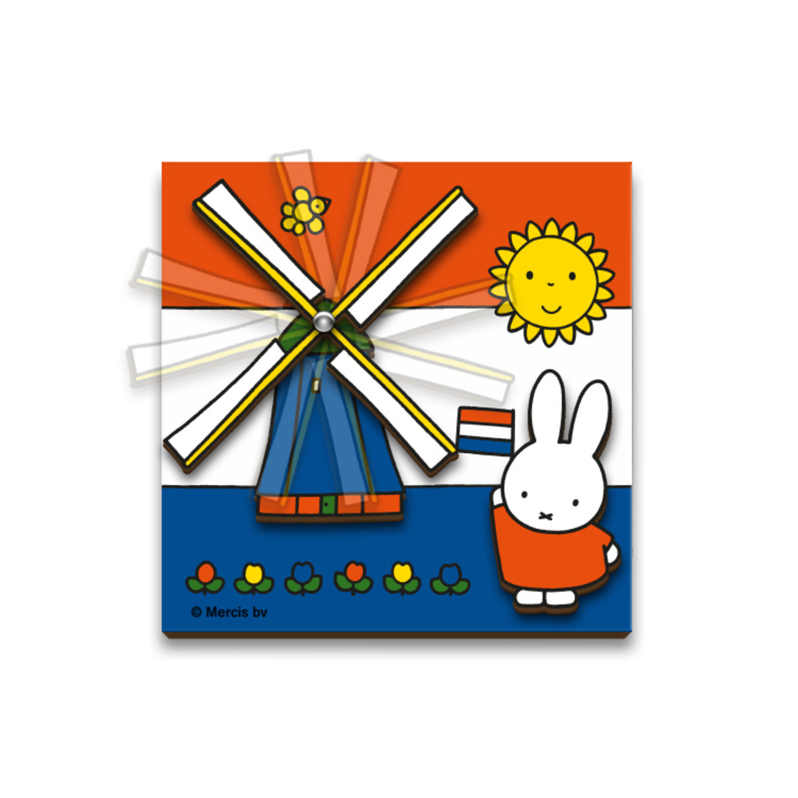 Magnet wood miffy windmill