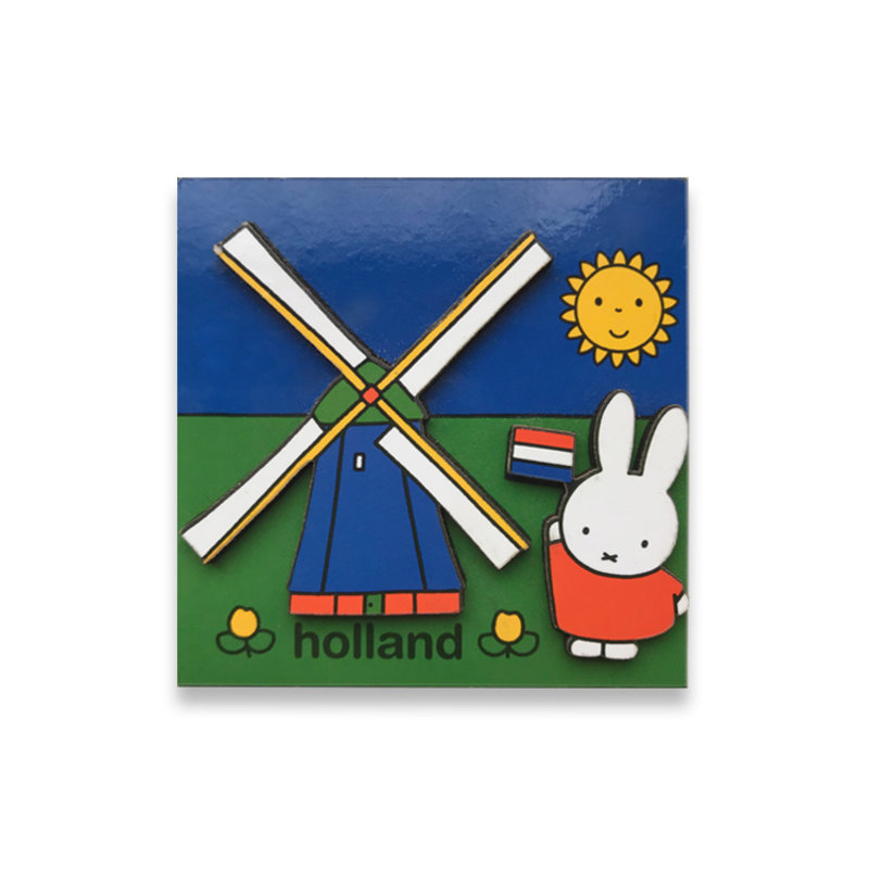 Magneet hout nijntje Holland