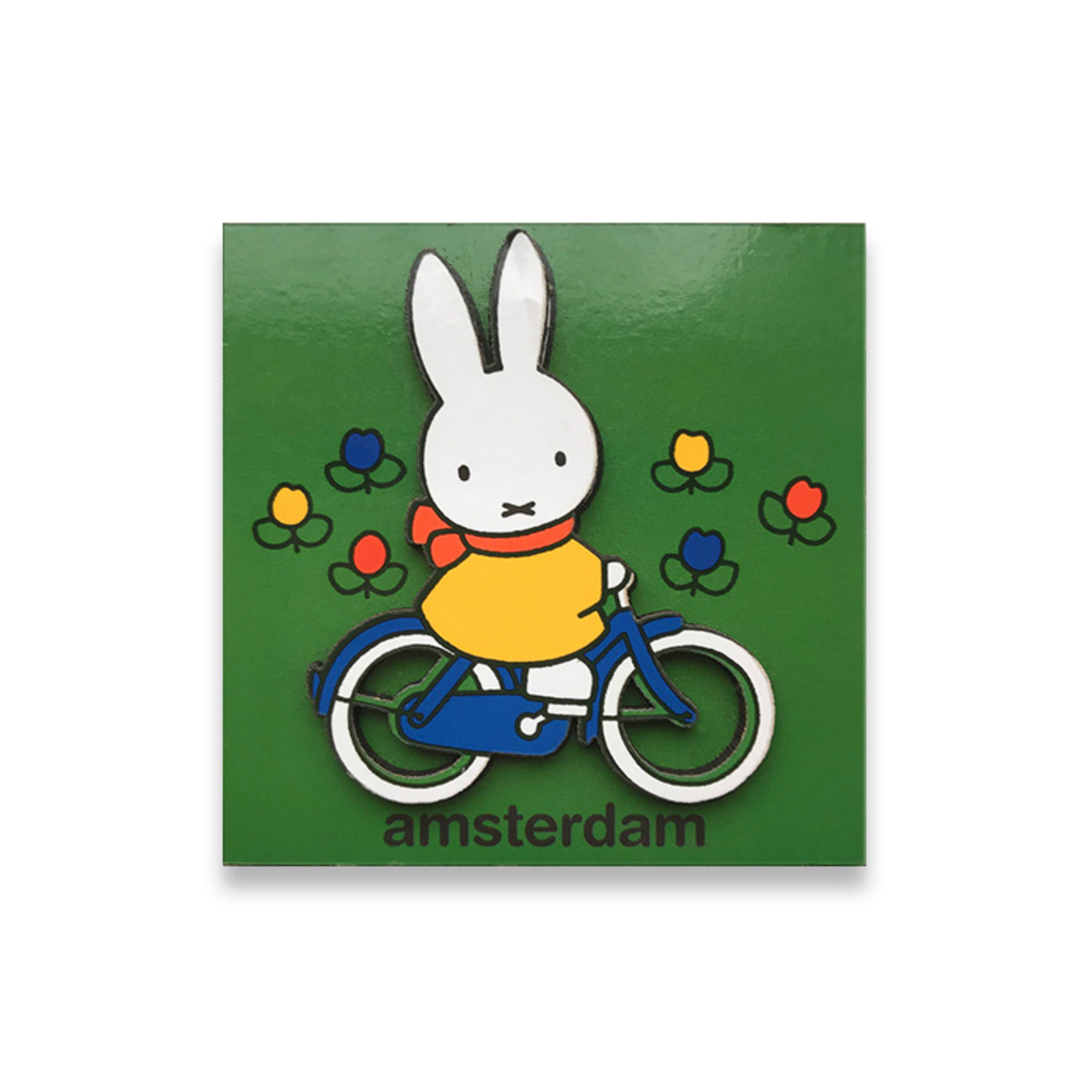Wooden magnet miffy Amsterdam