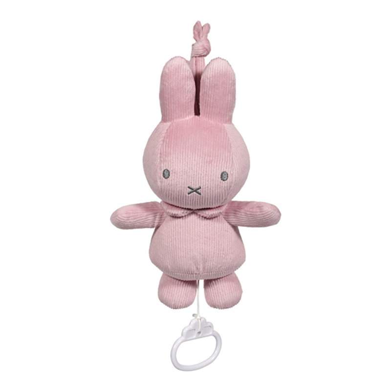 Muziekdoosje nijntje pink baby rib