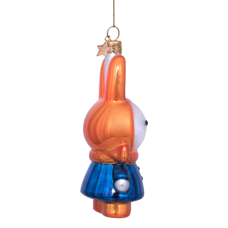Ornament glass Nijntje/Miffy in the snow H11cm w/box