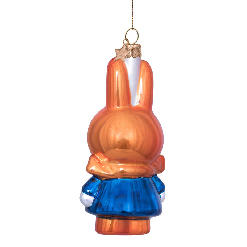 Ornament glass Nijntje/Miffy in the snow H11cm w/box