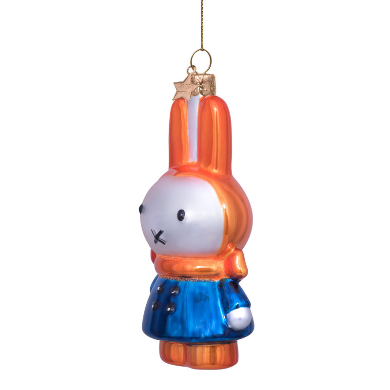 Ornament glass Nijntje/Miffy in the snow H11cm w/box