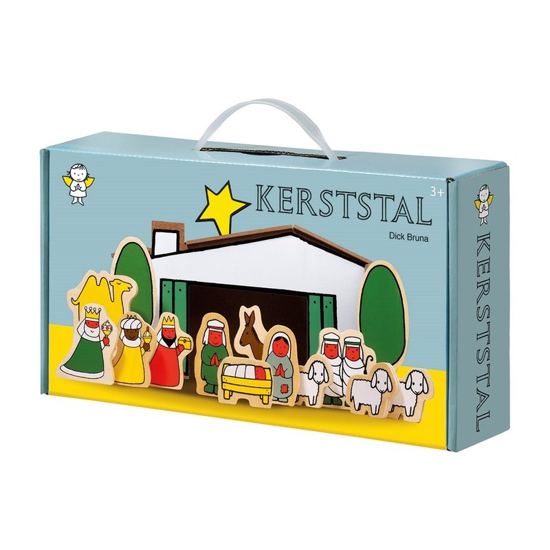 Dick Bruna kerststal hout