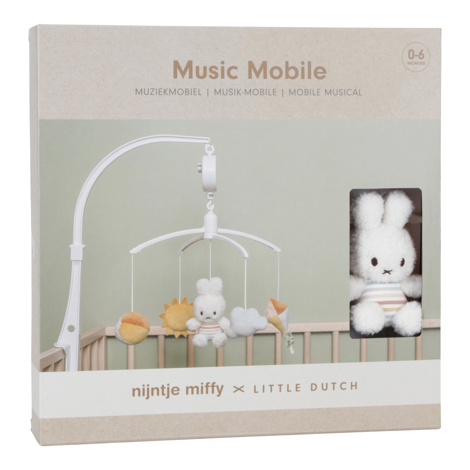 Vintage Sunny Stripes Music Mobile