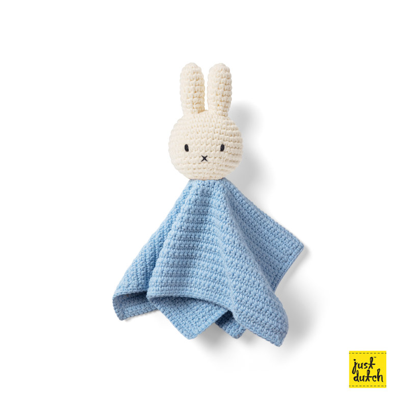 miffy handmade wipe, pastel blue