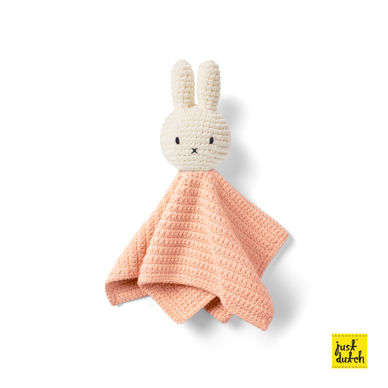 miffy handmade wipe, pastel pink